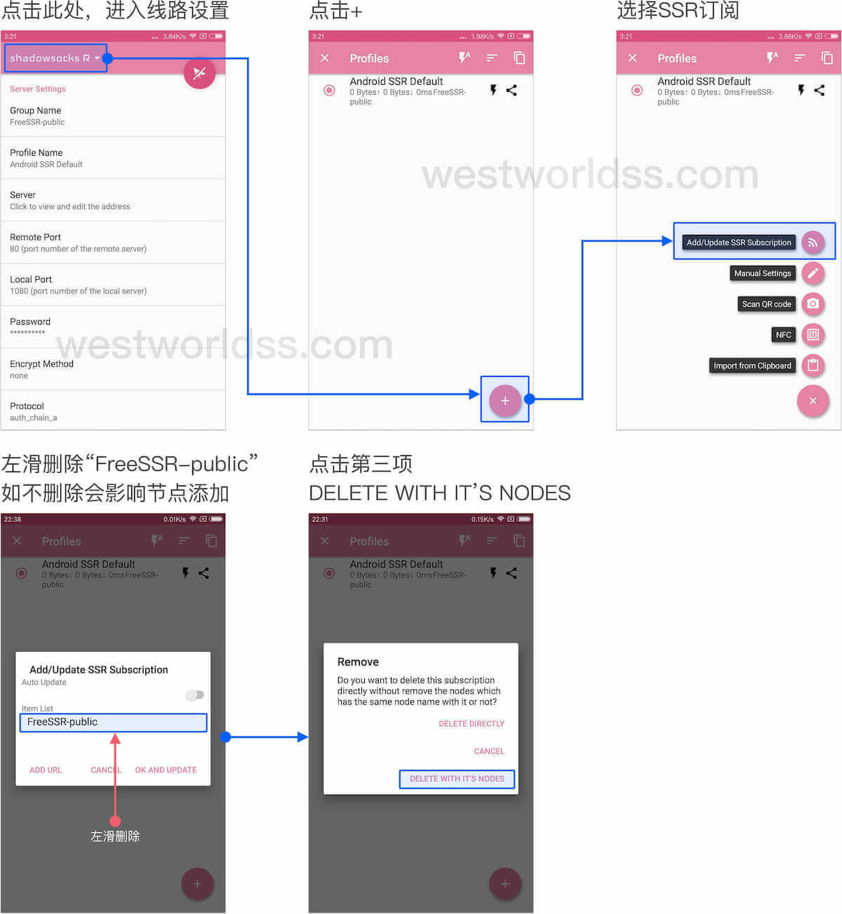 安卓代理app客户端教程,支持ssr、、。西部世界